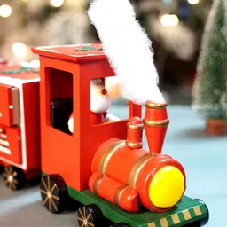 Little Surprise Box LLP Red Wooded 24 Days Bogie Train Shaped Advent Calendar image 5