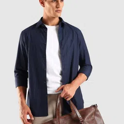 Calvin Klein Jeans Men Slim Fit Striped Casual Shirt-image-33