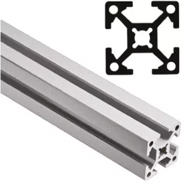 FlexLink Silver Aluminium Profile Strut 22 x 22 mm 5.6 mm Groove 3000 mm Length, XDBM 3X22-image-45