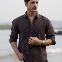 Powerlook Men Striped Casual Shirt-picture-27