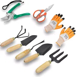 JetFire Wooden Scissor & Pruner, Gloves Garden Tool Kit-picture-31