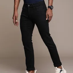 WROGN Men Skinny Fit Stretchable Jeans image 3