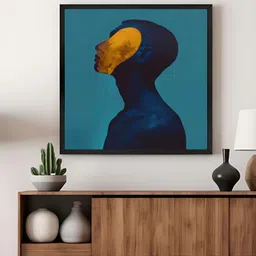 999Store Green & Teal Blue Modern Expression Canvas Wall Art-image-94