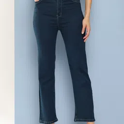 The Roadster Lifestyle Co Women Relaxed Fit Mid Rise Casual Jeans-image-28