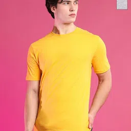 Moda Rapido Men Pack of 2 Solid Round Neck Cotton T-shirts-picture-23