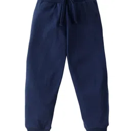 KAVEE Pure Cotton Knit Pack Of 3 Solid Bio Washed Lounge Pants - Red Grey & Navy Blue image 4