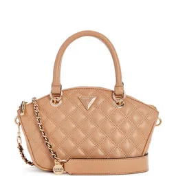 GUESS Textured PU Bucket Satchel with Quilted-picture-11