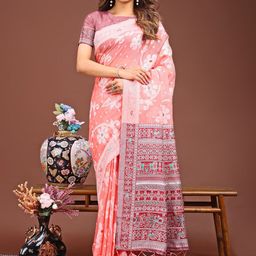 LeeliPeeri Designer Floral Woven Design Zari Saree-picture-46