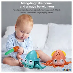 kidology Baby Musical Octopus Toy  - Blue image 4