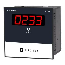 Spectrum Volt Meter, V70B 72x72 mm Size 68x68 mm Panel Cutout-picture-35