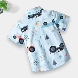 DUTT CREATION Boys Classic Floral Printed Formal Shirt image 5