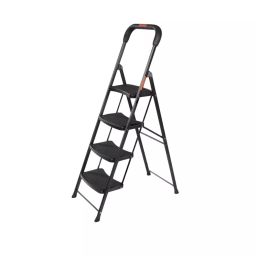 Bathla Steel Ladder R4SL 4 Step Foldable Black-picture-11