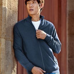 XYXX Men Teal Cotton Zip-Up Sweatshirt-picture-49