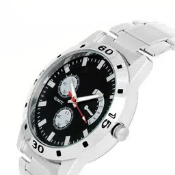 SZN Men Dial & Stainless Steel Straps Analogue Watch Aveo Steel BlackSZNN36514395 image 4