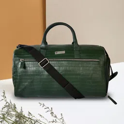 Cross Textured Medium Casual Duffel Bag-picture-45