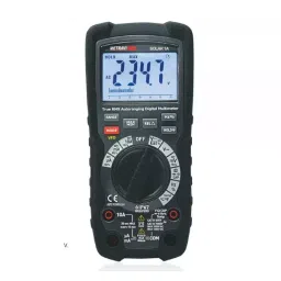 Metravi Digital TRMS Multimeter Backlit LCD Display Red & Grey, PRO-SOLAR-1 image 1