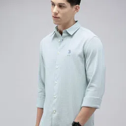 U.S. Polo Assn. Denim Co. Textured Pure Cotton Casual Shirt image 2