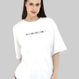 TheBTclub Unisex Oversized Typography Printed Drop-Shoulder Sleeves Pure Cotton T-Shirt-picture-22