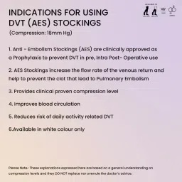 Sorgen SAES0113 White Below Knee Anti Embolism DVT Stockings (X-Large) image 3