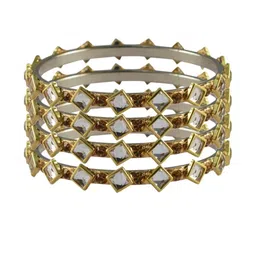 Vidhya Kangan Girls Gold Bangle-image-20