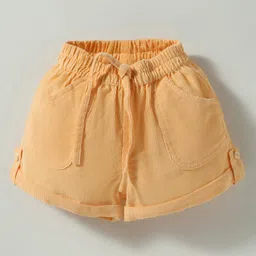 ToffyHouse Knitted Half Sleeves T-Shirt & Shorts Set with Monkey Embroidery - Light Blue image 4