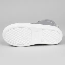 Toothless Metallic Lace Up Boots - Silver image 5