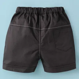 Dapper Dudes Half Sleeves Panda Printed Shirt With Bow & Shorts - Lemon Yellow image 5