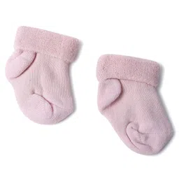 Tipy Tipy Tap Cotton Flamingo Designed & Rhinestones Embellished Legwarmers With Socks & Headband Set - Pink image 5