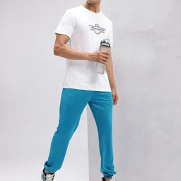 HRX by Hrithik Roshan Men Typography Print Detail Mid-Rise Rapid-Dry Running Joggers image 4