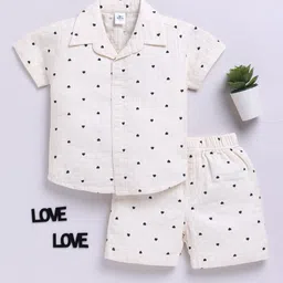 Clt.s Unisex Kids Printed Shirt with Shorts-image-1