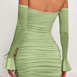 StyleCast Off-Shoulder Bodycon Mini Dress image 4