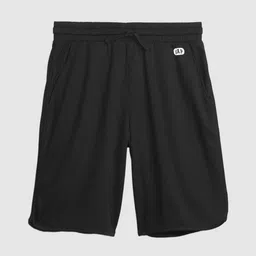 GAP Boys Regular Fit Mid-Rise Pure Cotton Shorts image 4