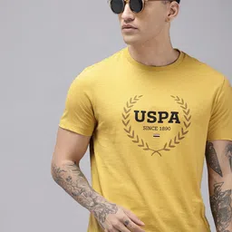 U.S. Polo Assn. Pure Cotton Brand Logo Printed Slim Fit T-shirt-picture-33
