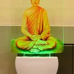 1ST TIME Red & White Printed Acrylic Rectangle Shaped Wall Lamp image 5