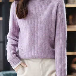 StyleCast Women Solid Round Neck Long Sleeves Pullover-image-83