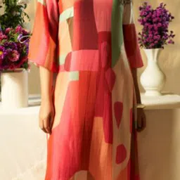 Three Three Women Printed Tunic & Trouser Co-Ord Set image 3