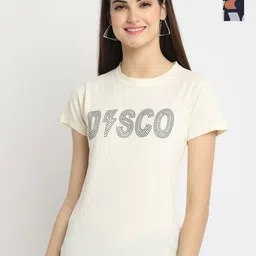 Dreambe Women Typography Printed T-shirt-picture-14