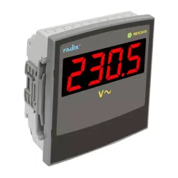 Radix Voltmeter 3 Phase 4-Digit, 7-Segment 1 Inch (25.4 Mm), Red Led Display, REX305-picture-10
