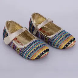 Mine Sole Blue Design Detail Ethnic Bellies - Blue-picture-14
