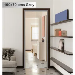 classic mosquito nets Classic Mosquito Net Magnetic Screen Fiberglass Mesh Curtain Patio Door With Full Frame Hook & Loop 190 x B 70 cm - Grey-picture-21