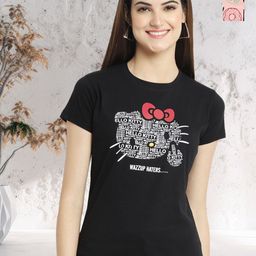 Metronaut Women Typography 2 Wonder Woman Printed Applique T-shirt-picture-26