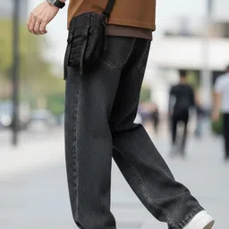 VYNTIQ Men Straight Fit Mid-Rise Stretchable Jeans image 2