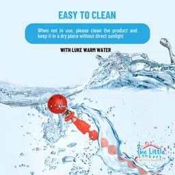 THE LITTLE LOOKERS Silicone Pacifier Clip for Baby Boys and Girls, One Piece Pacifier Clips, Wooden Soother Clips Design, Fits Most Pacifiers and Teething Toys - Red & Pink image 5