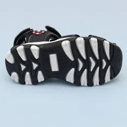 Cute Walk by Babyhug Sandals with Velcro Closure - Black image 5