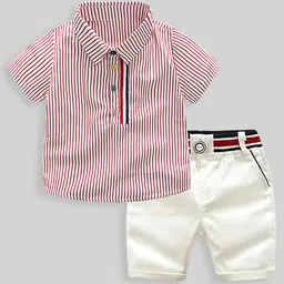 INCLUD Boys Striped Shirt with Shorts-picture-13