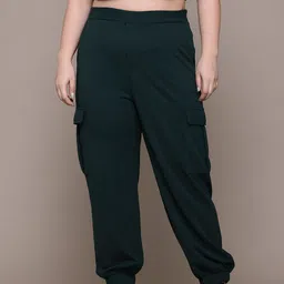 The Roadster Lifestyle Co. Women Plus Size Pleated Joggers-image-34