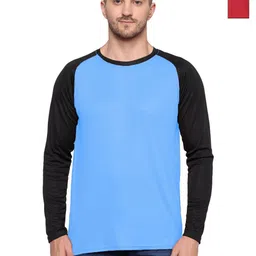 TQH Men Pack of 2 Dri-FIT Colourblocked Round Neck Slim Fit T-shirts-image-16