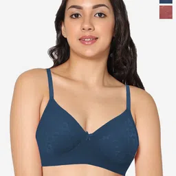 In Care Pack Of 2 Lace Heavily Padded Pure Cotton Push-Up Bra With All Day Comfort-picture-38