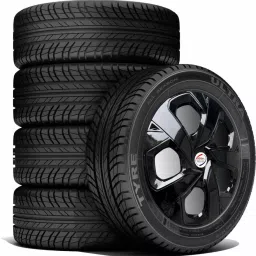 Auto Pearl Car Full Caps Black 381 mm(15 Inch)es Set of 4 Pcs Press Type Fitting PU15B27 Wheel Cover for Toyota Innova 2.5 GX Diesel 8 Seater38.1 cm image 3