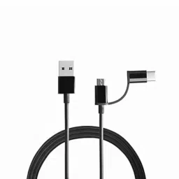 Xiaomi 100 cm Long 2-in-1 USB Cable with 2.4 A Fast Charging Black, SJX02ZM-picture-38